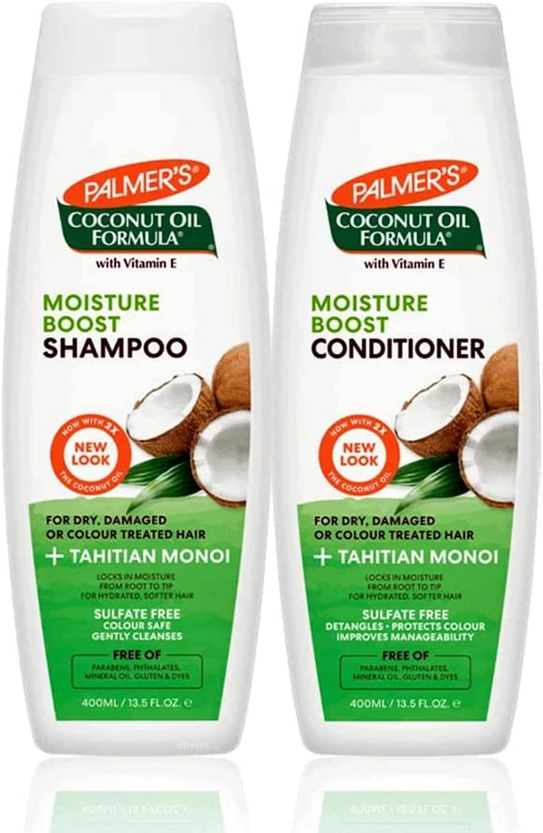 Palmers Coconut Oil Formula Moisture Boost Shampoo & Conditioner Set 400ml each