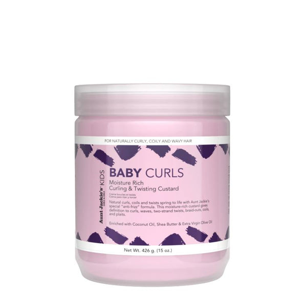 Aunt Jackies Girls Baby Curls and Twisting Custard 15oz